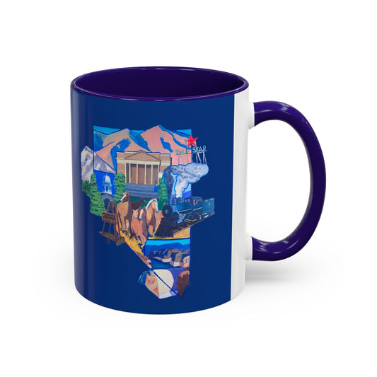 Custom Nevada State Colorful Mug 11oz/15oz